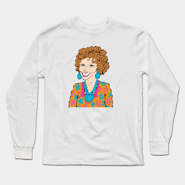 1970S' SITCOM CHARACTER FAN ART!! Long Sleeve T-Shirt by cartoonistguy